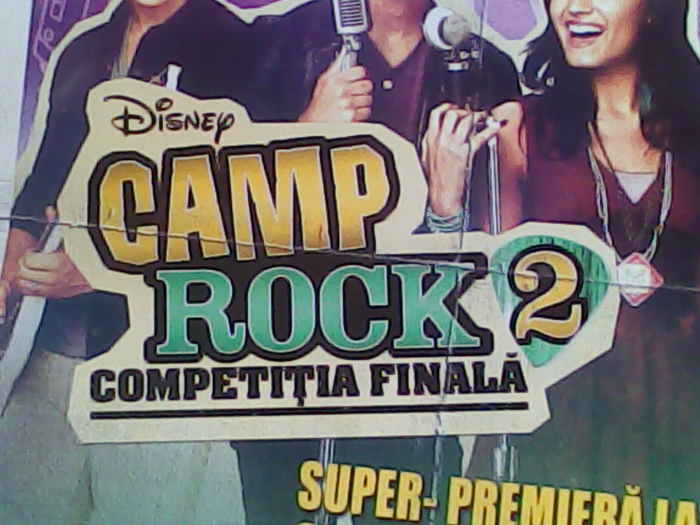 Camp rock 2 The final jump; Cel mai nou sezon din Camp rock(tabara rock).
Cele patru vedete rock s-au decis sa ne mai faca o su
