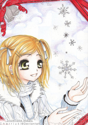 Snowflakes_are_falling____by_cherriuki