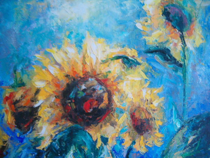 Detaliu_Floarea soarelui - 1_Tablouri_1998_2007