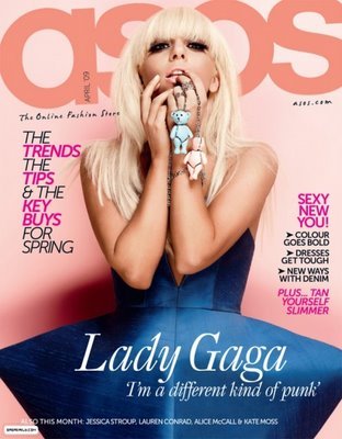 Lady GaGa pe coperta revistei Asos - Lady GaGa