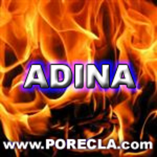 504-ADINA avatare cu foc - poze avatare cu numele meu
