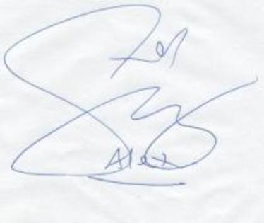 autograf selena - uitati-va la cele mai tari autografe