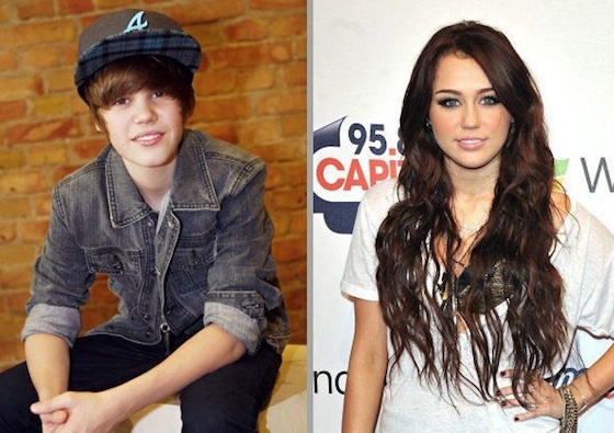 Justin-Bieber-and-Miley-Cyrus - MILEY CYRUS POZE NOI