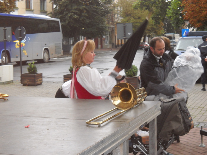 Scena cu un instrument in repaus - A xx-aINTALNIRE a SASILOR LA BISTRITA 2010