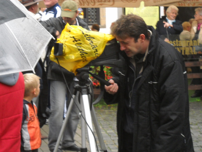 Cameraman "anti-ploaie."