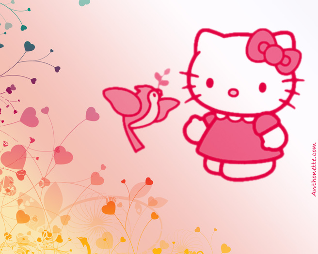 pink hello kitty wallpaper34543 - HELLO  KITTY