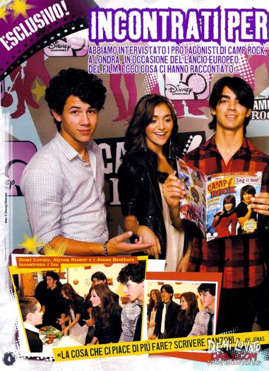 003 - DECEMBER 2008 - Camp Rock Magazine Italy 2