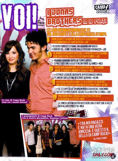 004 - DECEMBER 2008 - Camp Rock Magazine Italy 2