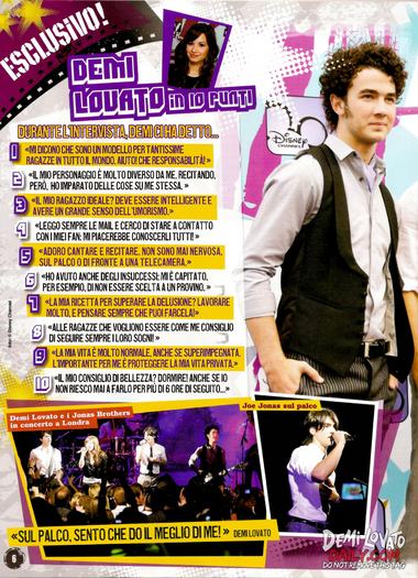005 - DECEMBER 2008 - Camp Rock Magazine Italy 2