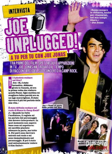 007 - DECEMBER 2008 - Camp Rock Magazine Italy 2