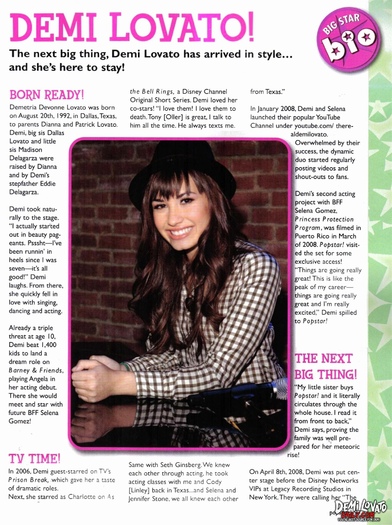 006 - DECEMBER 2008 - Popstar Magazine