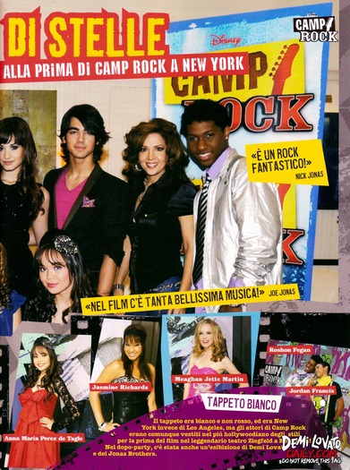 005 - NOVEMBER 2008 - Camp Rock Magazine Italy 1