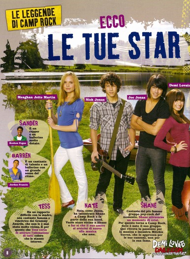 006 - NOVEMBER 2008 - Camp Rock Magazine Italy 1