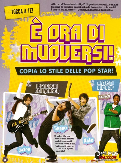 018 - NOVEMBER 2008 - Camp Rock Magazine Italy 1