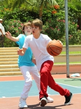  - Justin And Christian Play Basketball