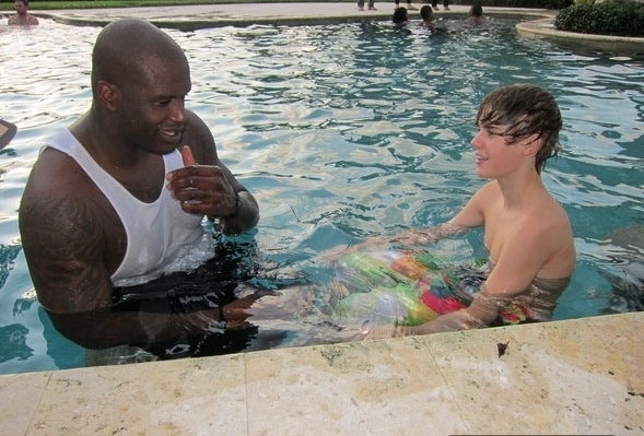  - Justin At Pool