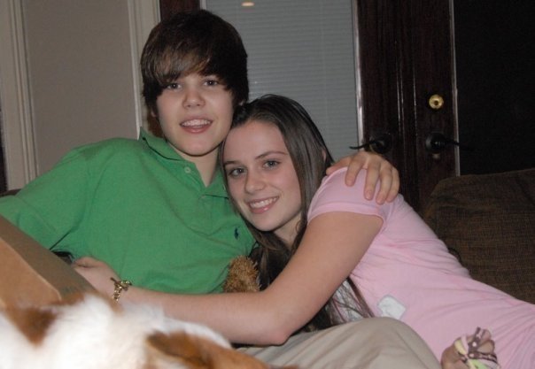 Justin Bieber and his girlfriend!