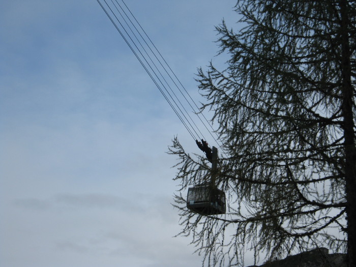 Dachstein-urcam cu telecabina