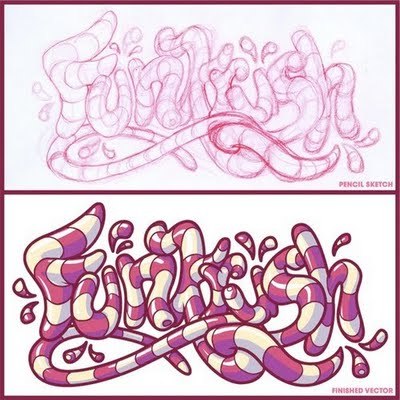 graffiti letter Funkrush