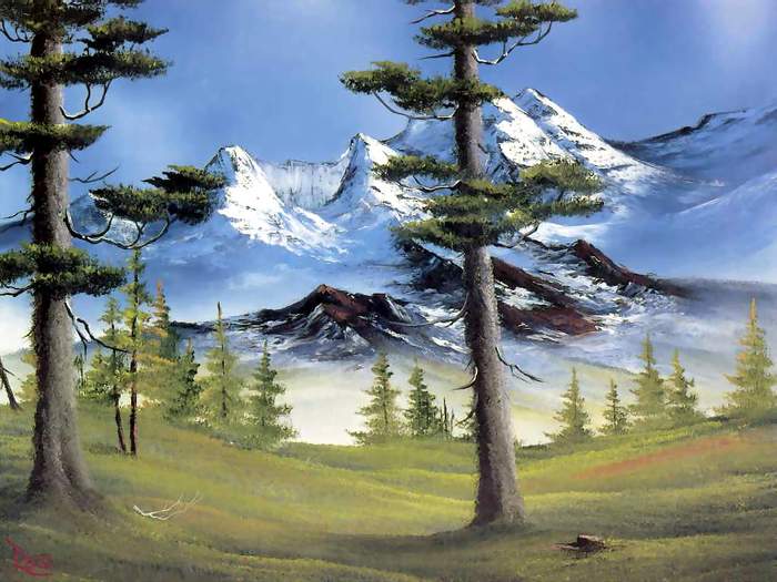 bob-ross-landscape-oil-painting-27-10 - Bob Ross-picturi