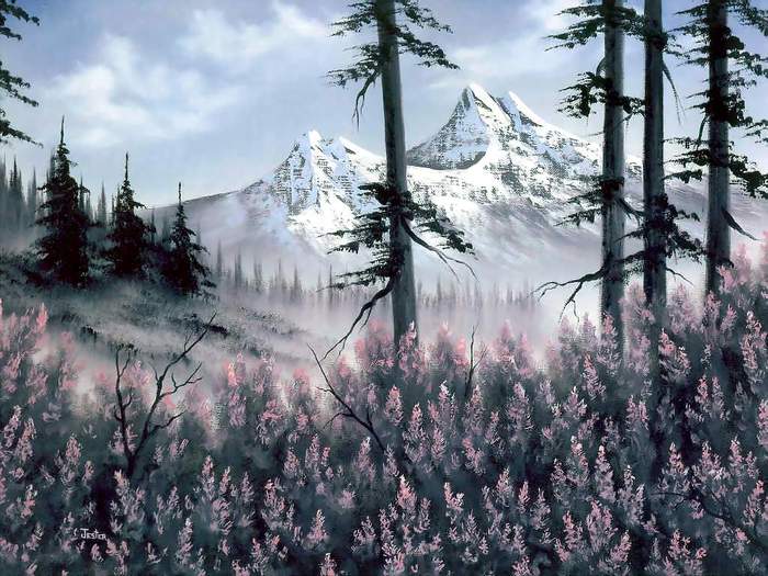 bob-ross-landscape-oil-painting-27-28 - Bob Ross-picturi