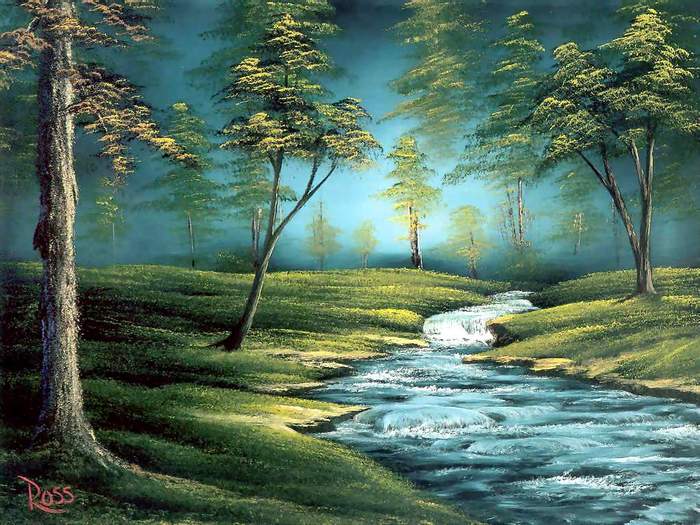 bob-ross-landscape-oil-painting-27-30 - Bob Ross-picturi