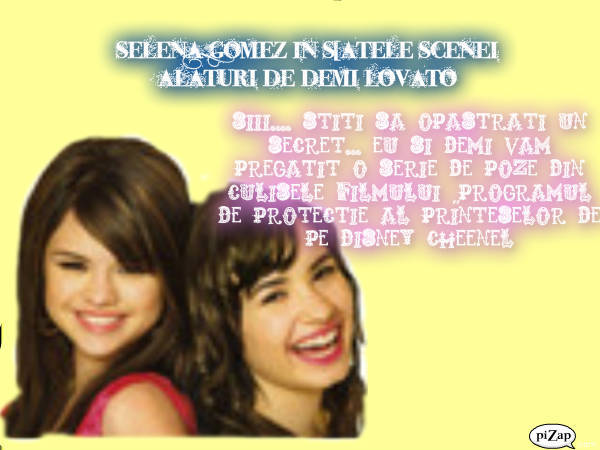 pagina 3 Selena si Demi - revista disney Channel numarul 1