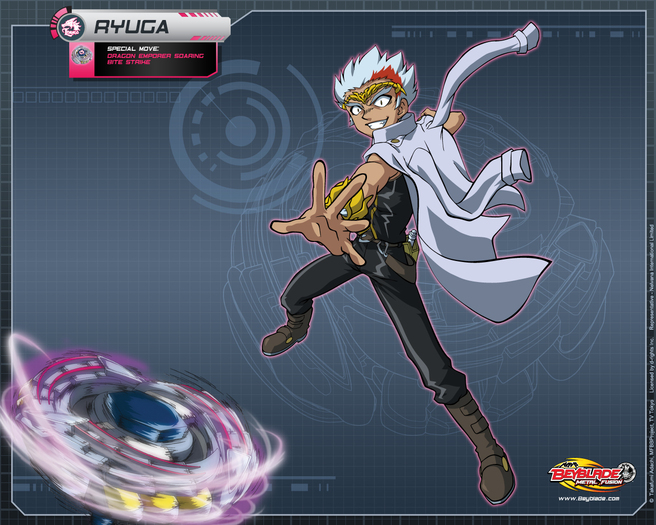 Wallpaper Ryuga - Beyblade