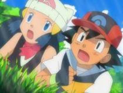 Dawn : Ash Ketchum !!!! Ce naiba faceai sub picioarele mele ? Ash : Nimic ! - Poveste Pokemon 13