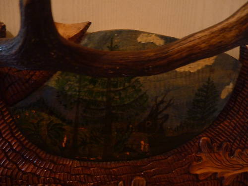 Cuier vanatoresc4 - Woodcrafts_ Panoplii si alte obiecte sculptate in lemn
