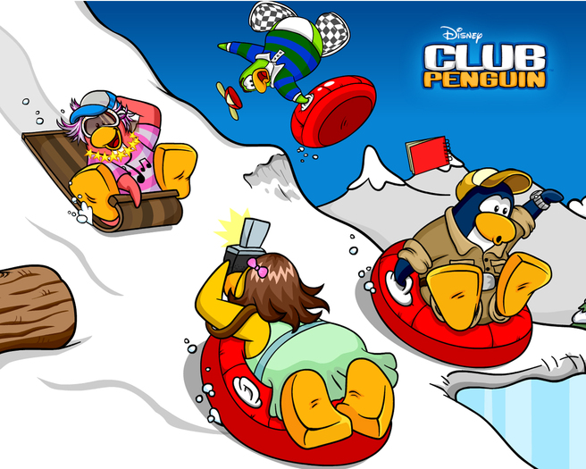 clubpenguin_sledding - club pinguin