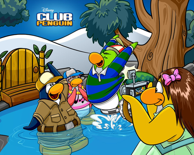 clubpenguin-pool - club pinguin