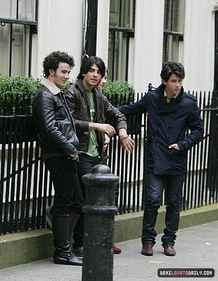 normal_020 - SEPTEMBER 9TH - With the Jonas Brothers Filming a Photoshoot in UK