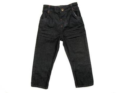 Denim jeans - 26 lei; *Mothercare* dark navy blue denim jeans with elasticated waist. Very cute little boys garment. size:
