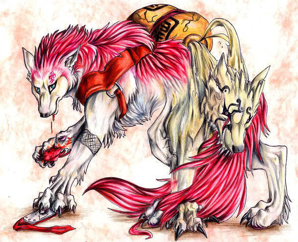 Gaara Wolf - Waruto