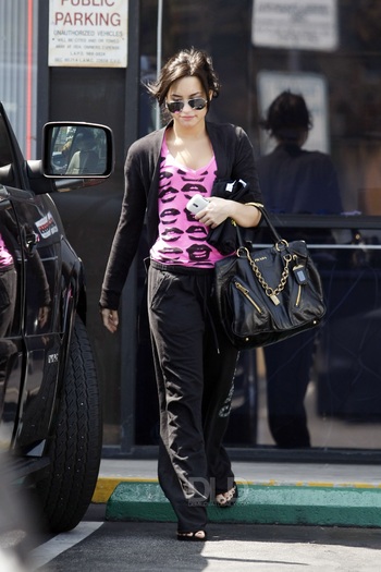 001 - MAY 27TH - Leaving a two-hour session at a day spa in Los Angeles