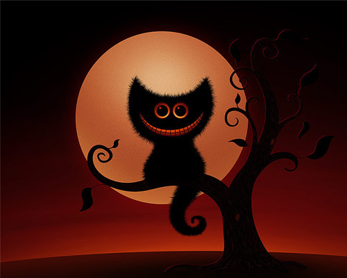 Cheshire-Kitten - poze Halloween
