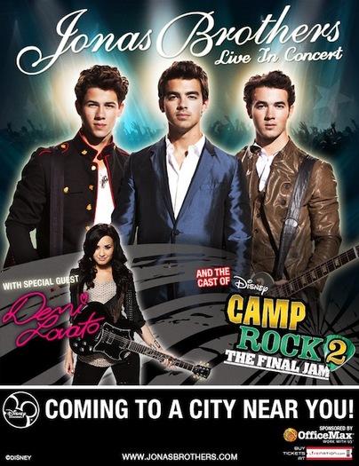 jonas_tour_poster - Postere Disney Channel