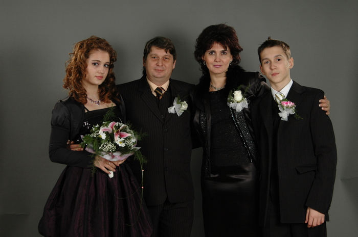 poza din 2008 cu familia mea