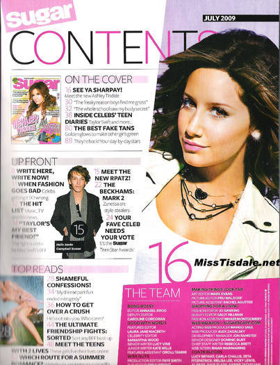 LKSNTDZXHMHLDWVUXDV - fan club ashley-Ashley Tisdale in Sugar Magazine