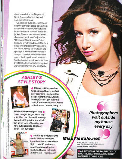 MYLLYPVOVJOCBYKUTZX - fan club ashley-Ashley Tisdale in Sugar Magazine