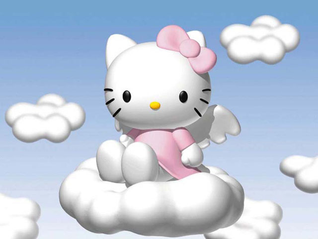 hello kitty 3d pe norisor - Poze cu Hello Kitty
