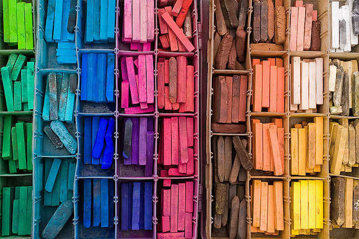 Colorfull cu crete - Colorful