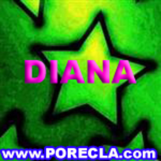 552-DIANA steaua verde prenume