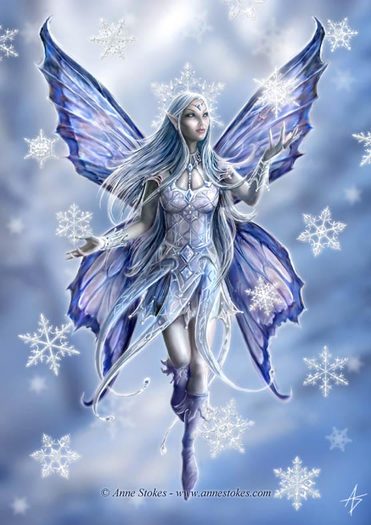 snowflake-fairy - fantasy world