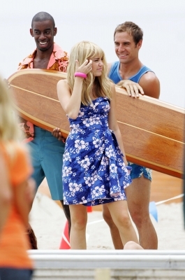  - x Hannah Montana - The Movie 2009 - Filming in Malibu 10th July 2009