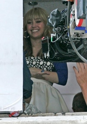  - x Hannah Montana - The Movie 2009 - On Set 16th May 2009