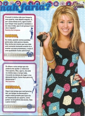  - x Hannah Montana official Brasilian Magazine October 2010