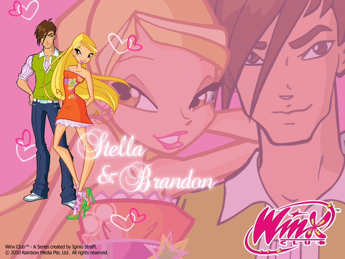 brandon-and-stella - Winx - Wallpaper