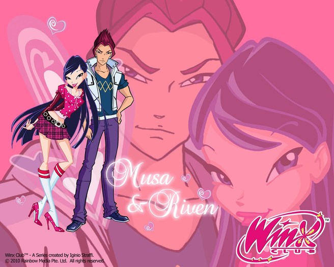 Love2_Musa&Riven_1280x1024 - Winx - Wallpaper